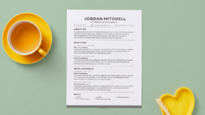 Microsoft Word resume template